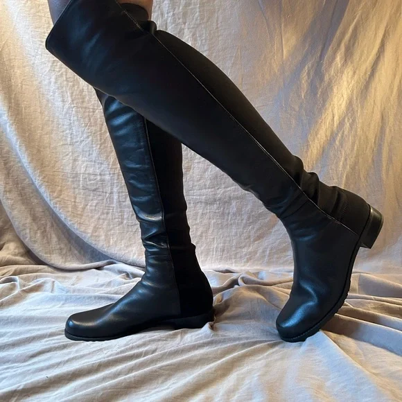 Stuart Weitzman sz 9 Iconic 5050 Classic sexy elegant strong must-have boots NIB - Picture 9 of 15